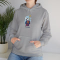 Floral Santa Claus Hoodie | Holiday Christmas Sweater Illustration