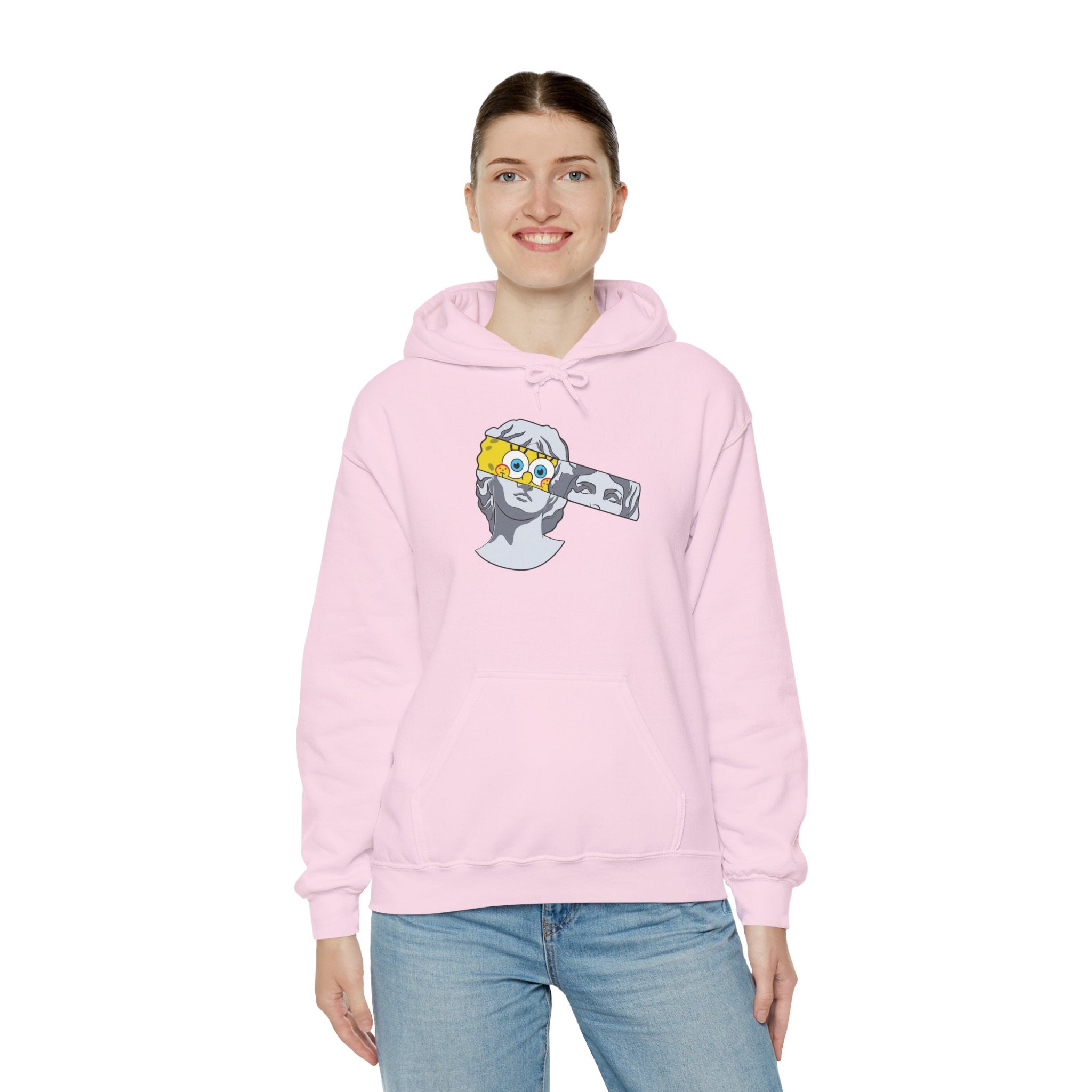 Dancing Minions Graphic Hoodie | Animated Cartoon Characters, Red Pop Art Background