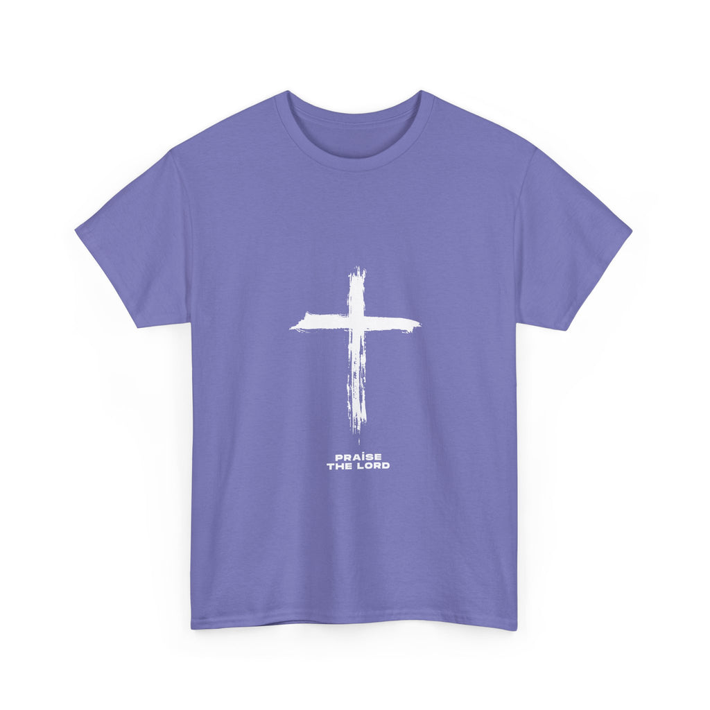 Faith-Inspired Unisex Heavy Cotton Tee, Christian T-Shirt, Gospel Apparel, Praise the Lord Shirt, Religious Gift, Inspirational Outfit