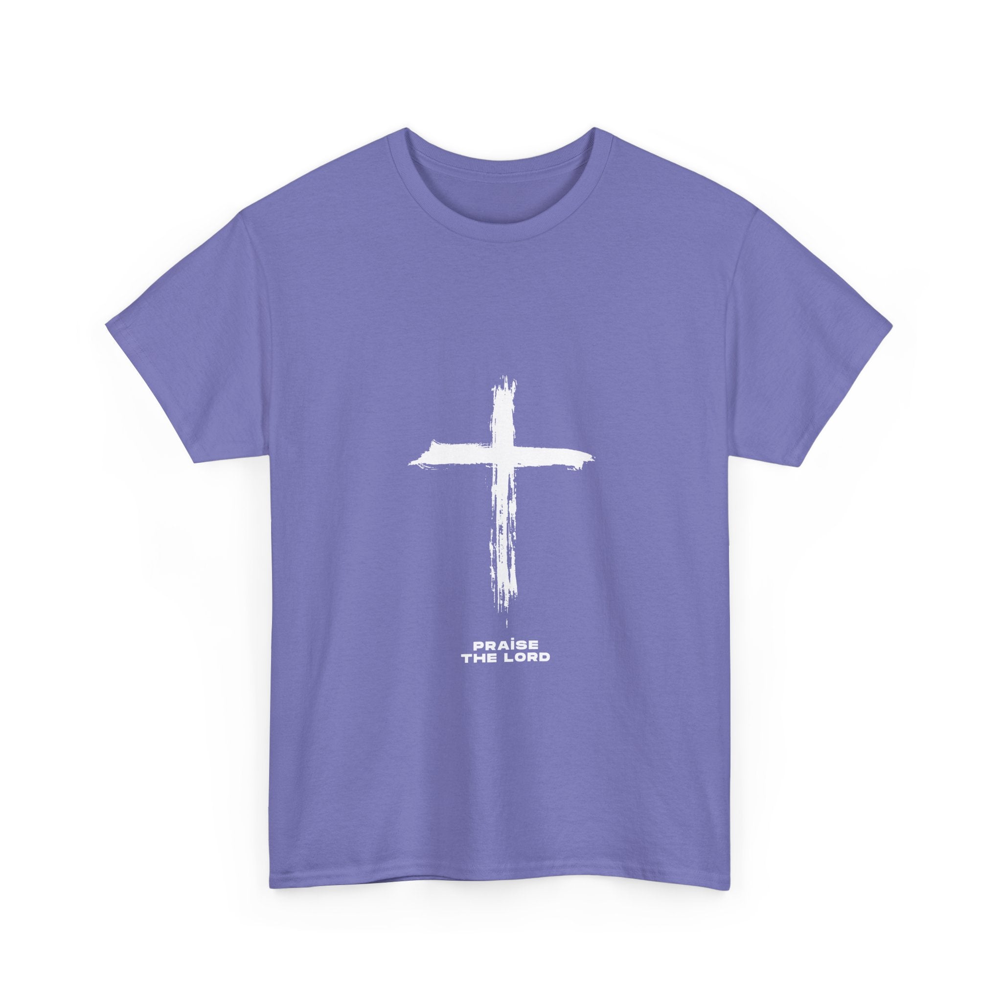 Faith-Inspired Unisex Heavy Cotton Tee, Christian T-Shirt, Gospel Apparel, Praise the Lord Shirt, Religious Gift, Inspirational Outfit