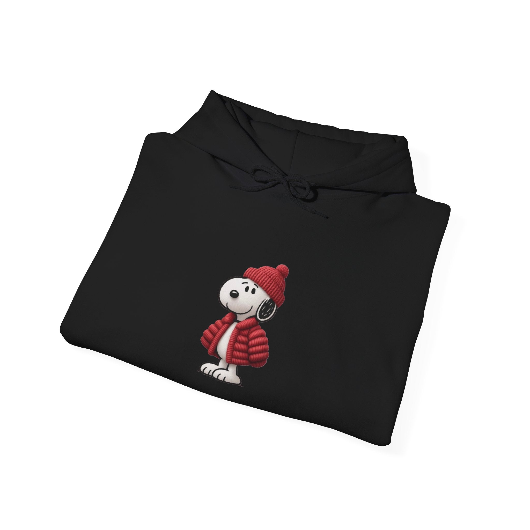 Cozy Winter Dog Hoodie | White Pullover Sweatshirt