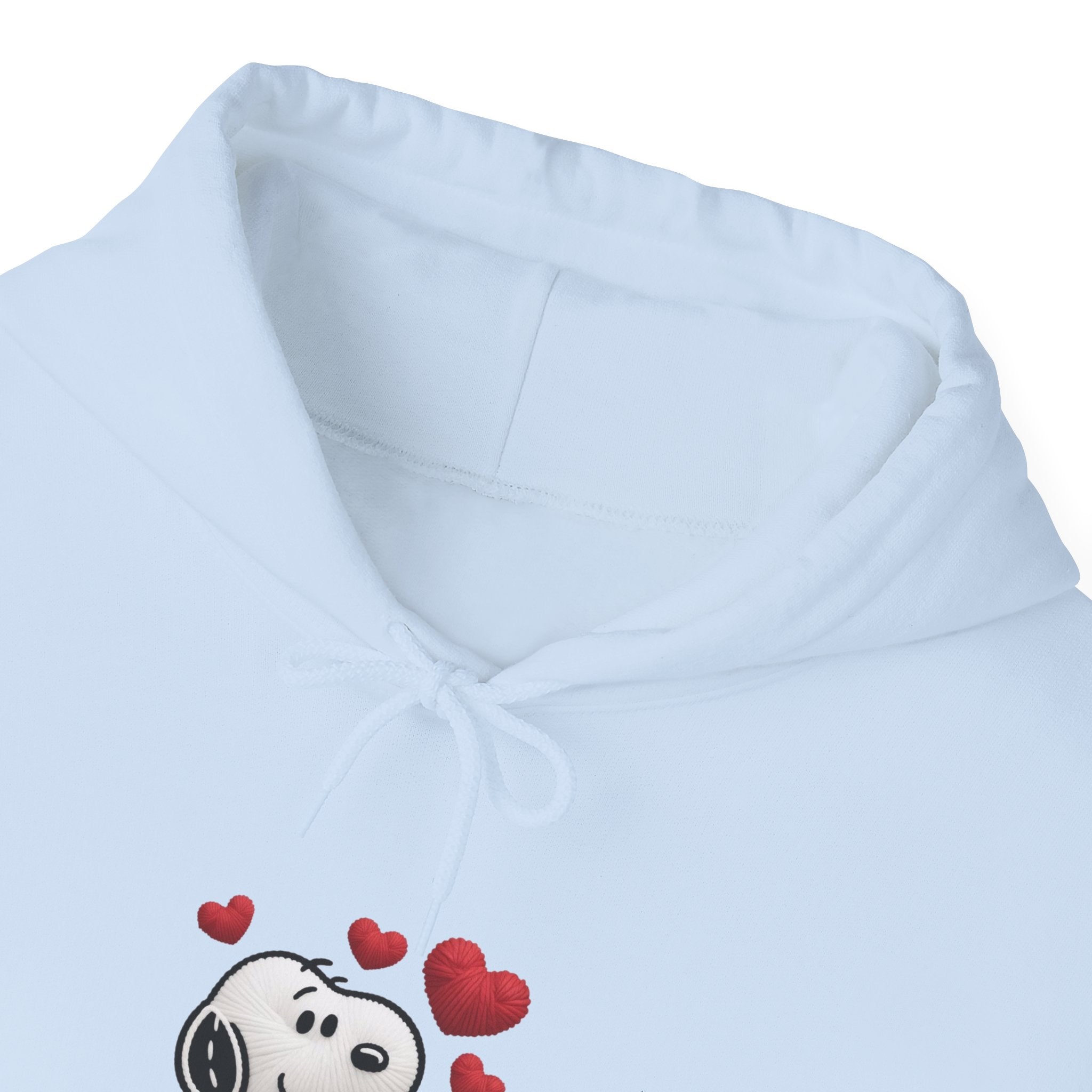 Cute Cartoon Puppy with Hearts Hoodie | Love Dog Sweatshirt