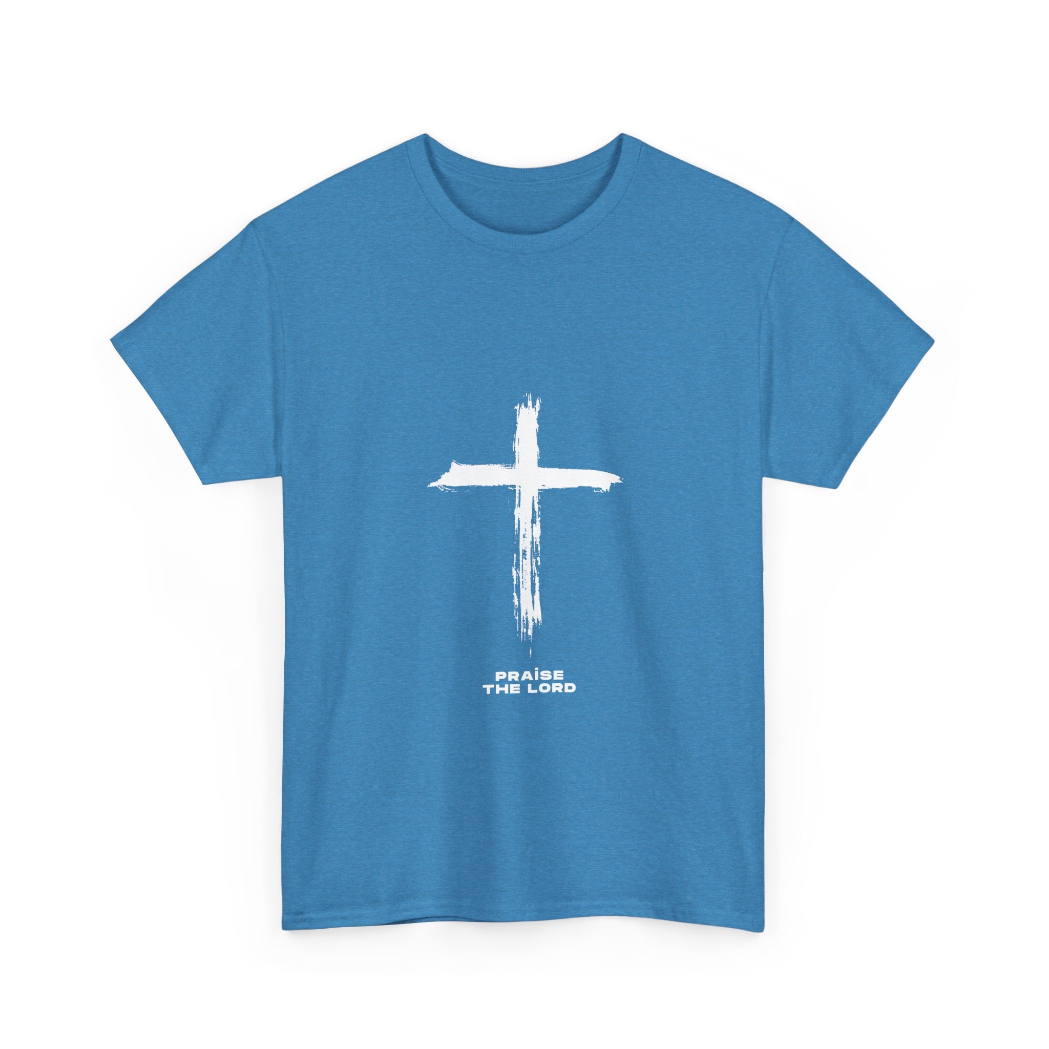 Faith-Inspired Unisex Heavy Cotton Tee, Christian T-Shirt, Gospel Apparel, Praise the Lord Shirt, Religious Gift, Inspirational Outfit