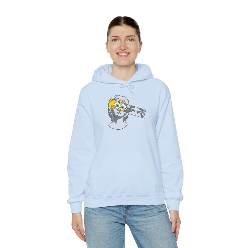 Dancing Minions Graphic Hoodie | Animated Cartoon Characters, Red Pop Art Background