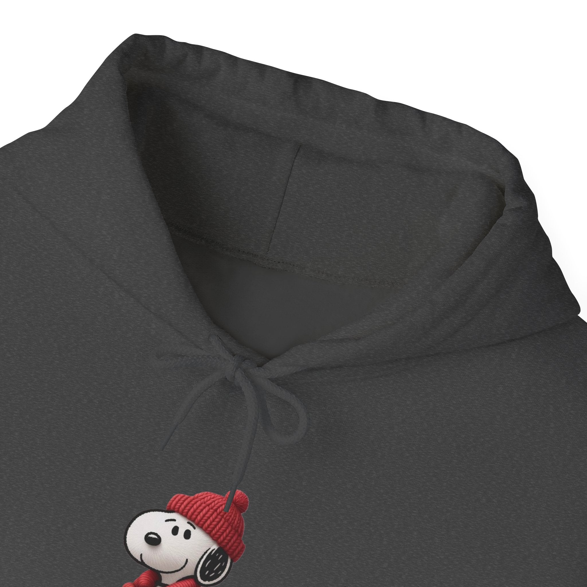 Cozy Winter Dog Hoodie | White Pullover Sweatshirt