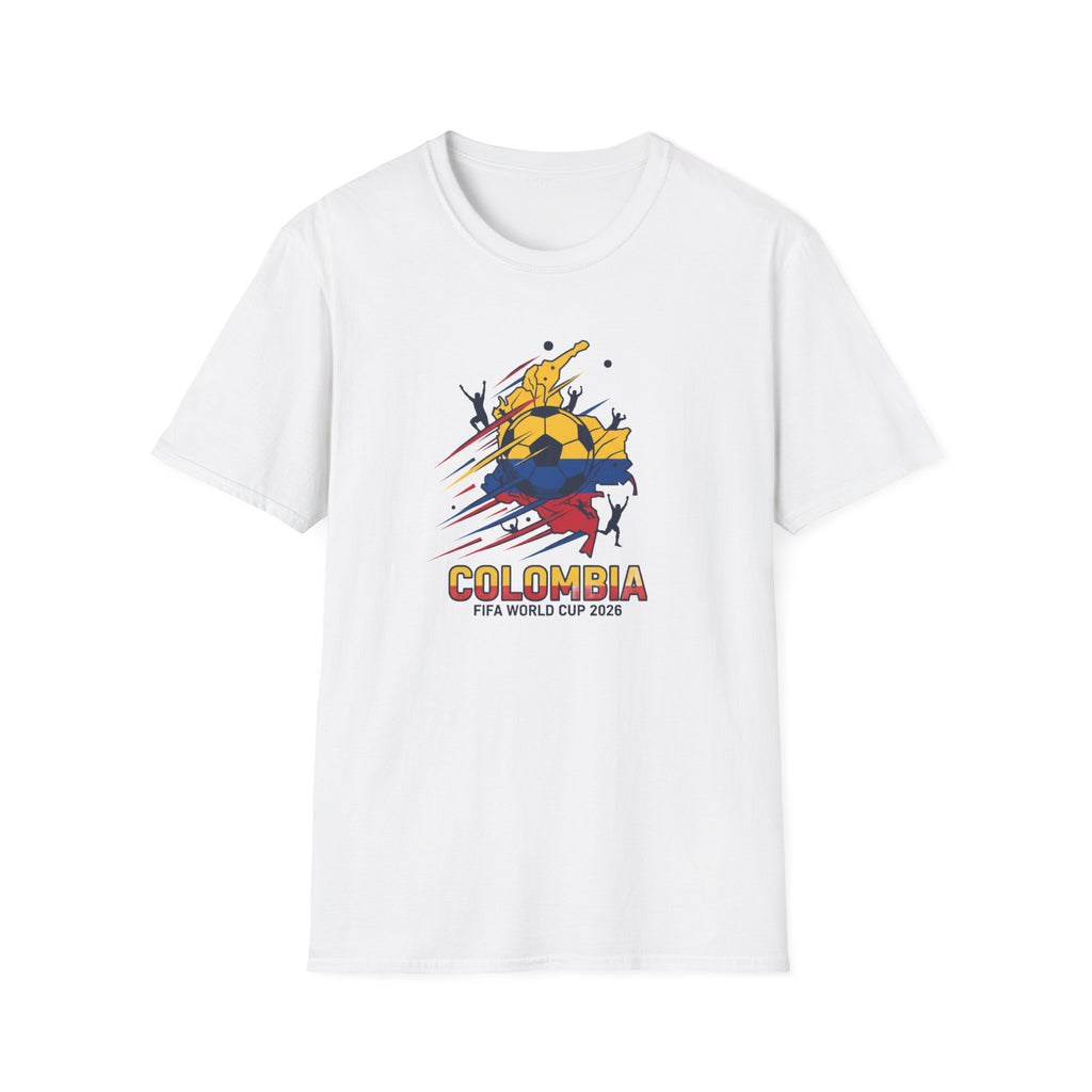 Colombia World Cup 2026 Soccer T-Shirt — Colombian Flag Football Fan Tee