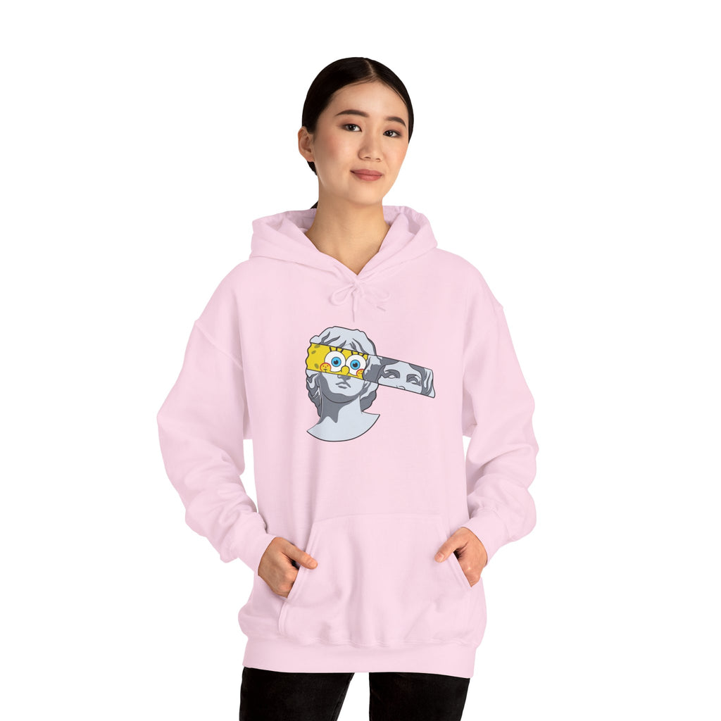 Dancing Minions Graphic Hoodie | Animated Cartoon Characters, Red Pop Art Background