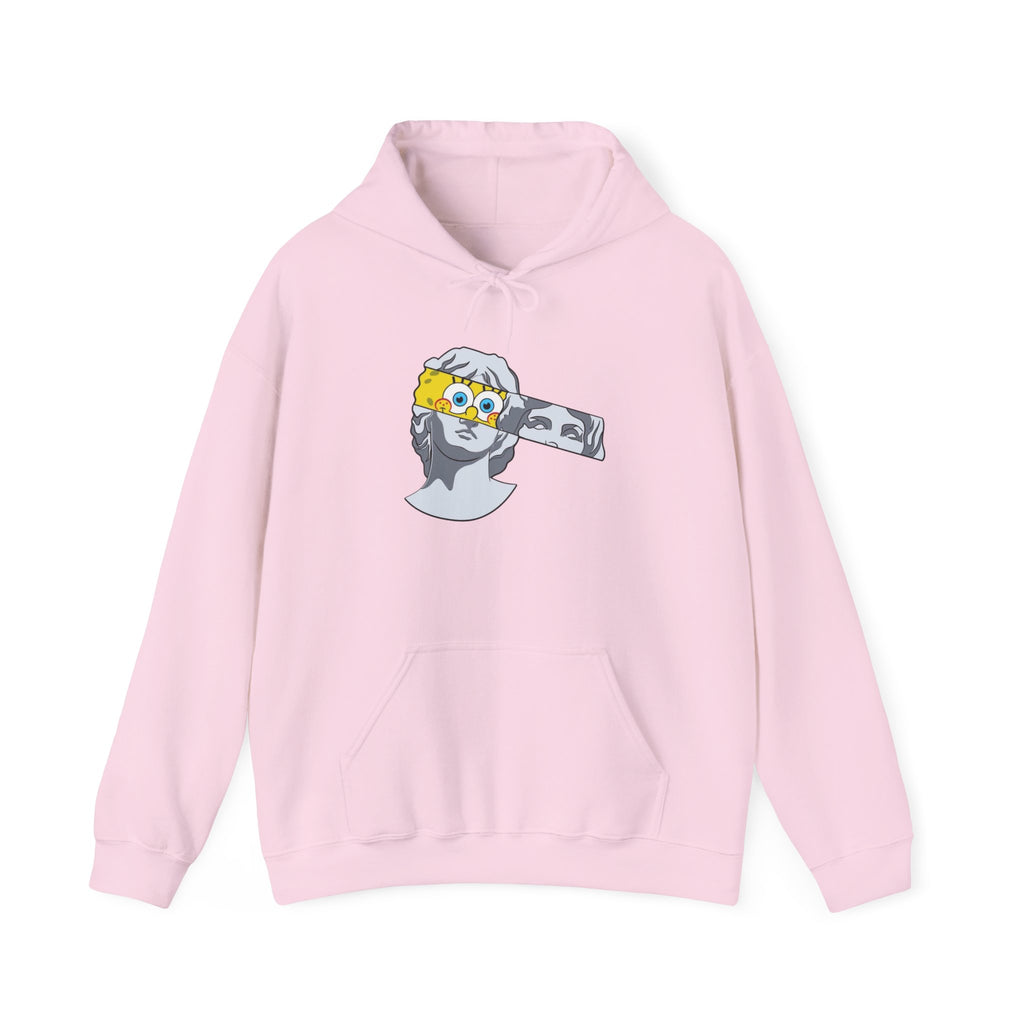 Dancing Minions Graphic Hoodie | Animated Cartoon Characters, Red Pop Art Background