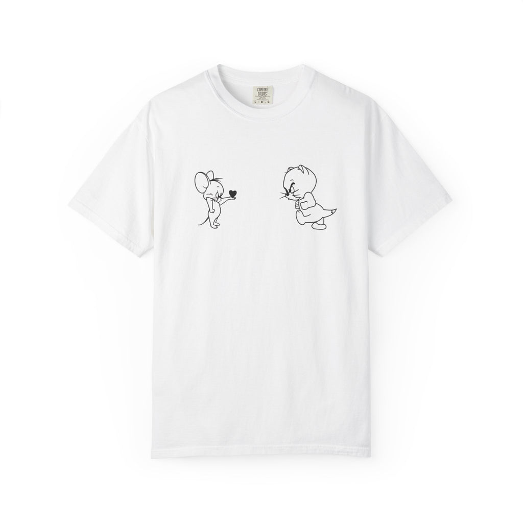 Cute Cartoon Friends T-shirt, Unisex Graphic Tee, Gift for Animal Lovers, Casual Wear, Summer Style, Playful Design