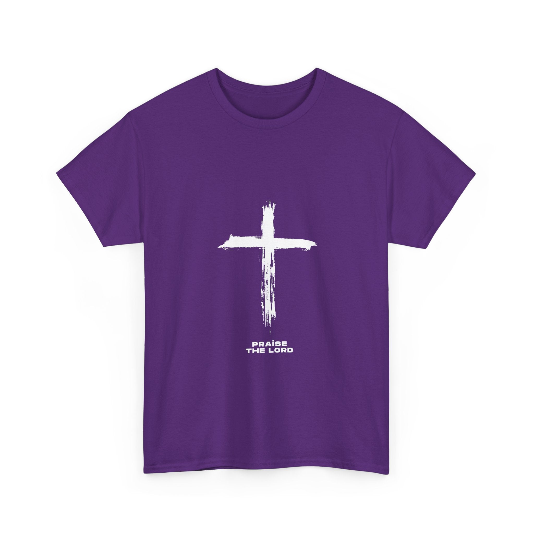 Faith-Inspired Unisex Heavy Cotton Tee, Christian T-Shirt, Gospel Apparel, Praise the Lord Shirt, Religious Gift, Inspirational Outfit