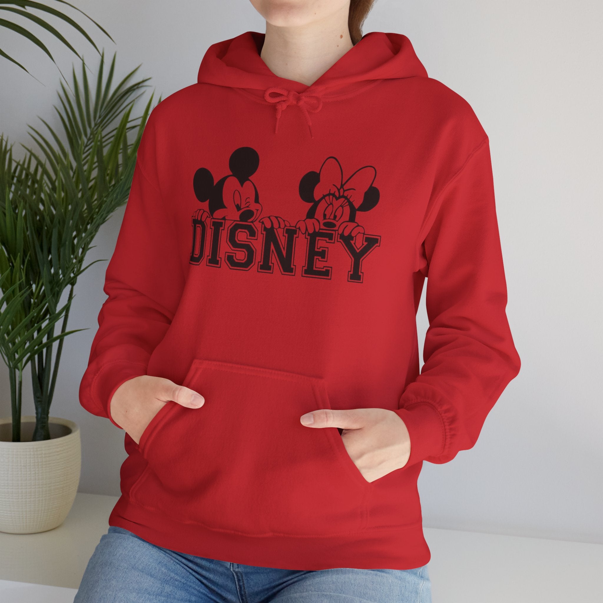 Disney Mickey & Minnie Hooded Sweatshirt, Unisex Pullover, Gift for Disney Fans, Cozy Hoodie for All Seasons, Perfect Disney Vacation [...]