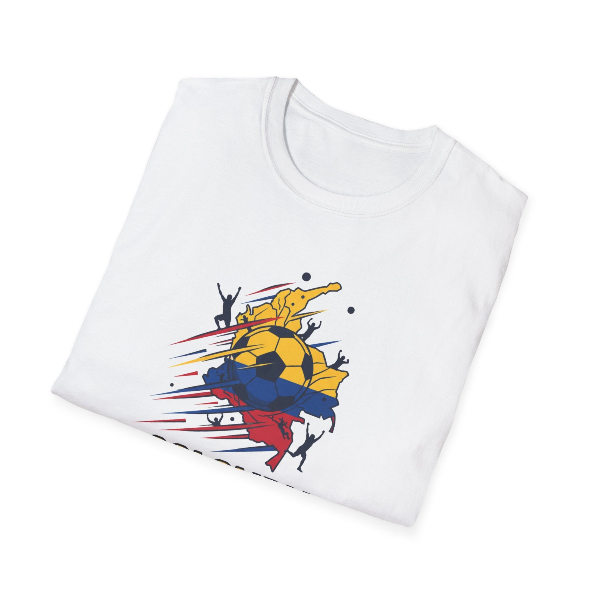 Colombia World Cup 2026 Soccer T-Shirt — Colombian Flag Football Fan Tee