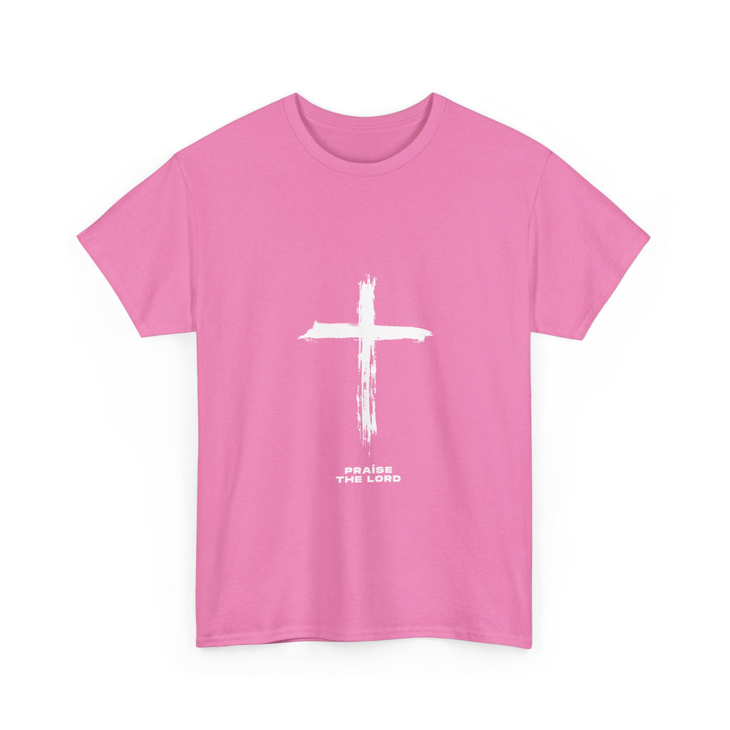 Faith-Inspired Unisex Heavy Cotton Tee, Christian T-Shirt, Gospel Apparel, Praise the Lord Shirt, Religious Gift, Inspirational Outfit