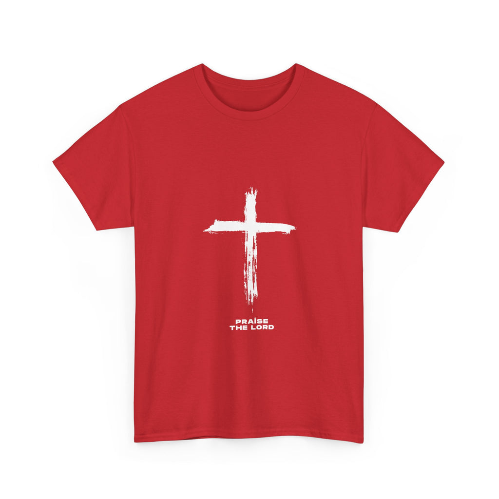 Faith-Inspired Unisex Heavy Cotton Tee, Christian T-Shirt, Gospel Apparel, Praise the Lord Shirt, Religious Gift, Inspirational Outfit
