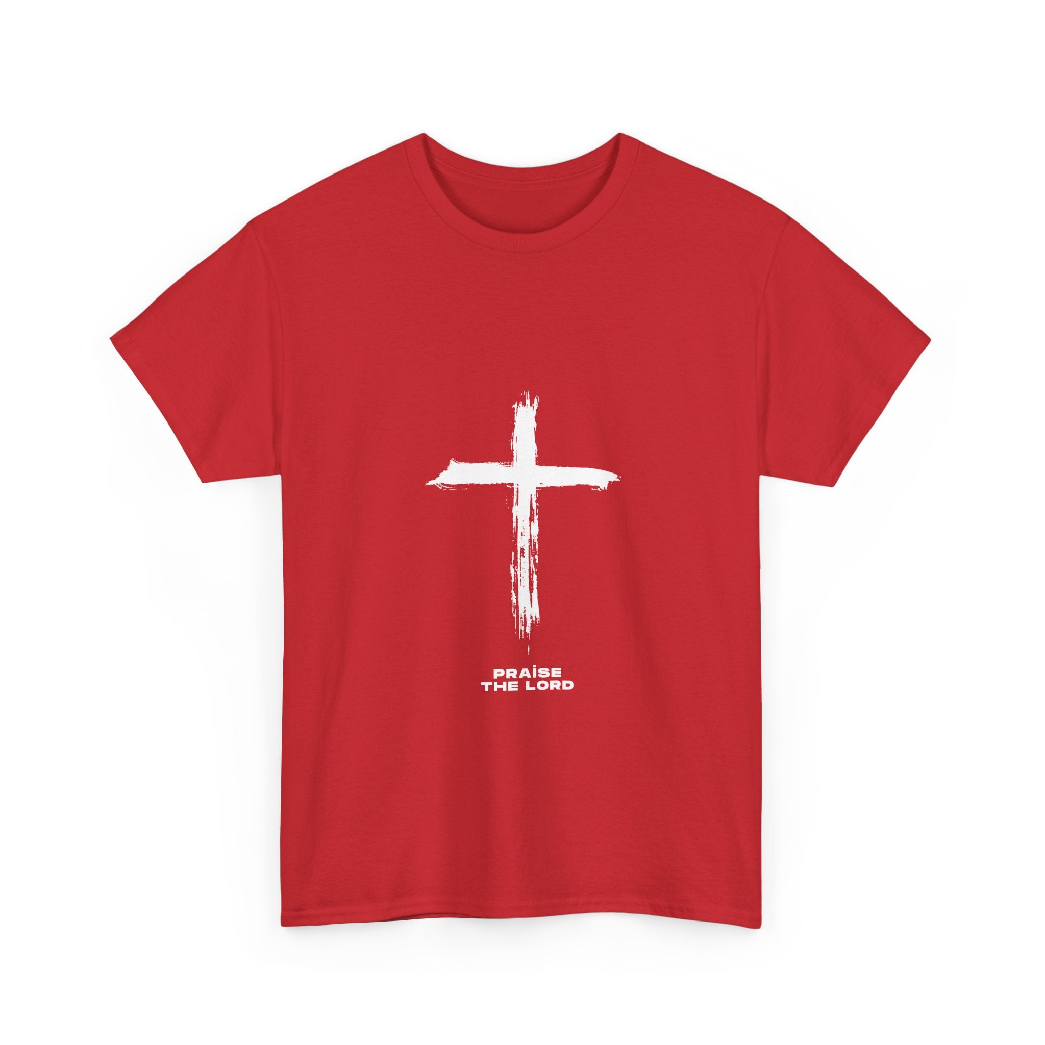 Faith-Inspired Unisex Heavy Cotton Tee, Christian T-Shirt, Gospel Apparel, Praise the Lord Shirt, Religious Gift, Inspirational Outfit