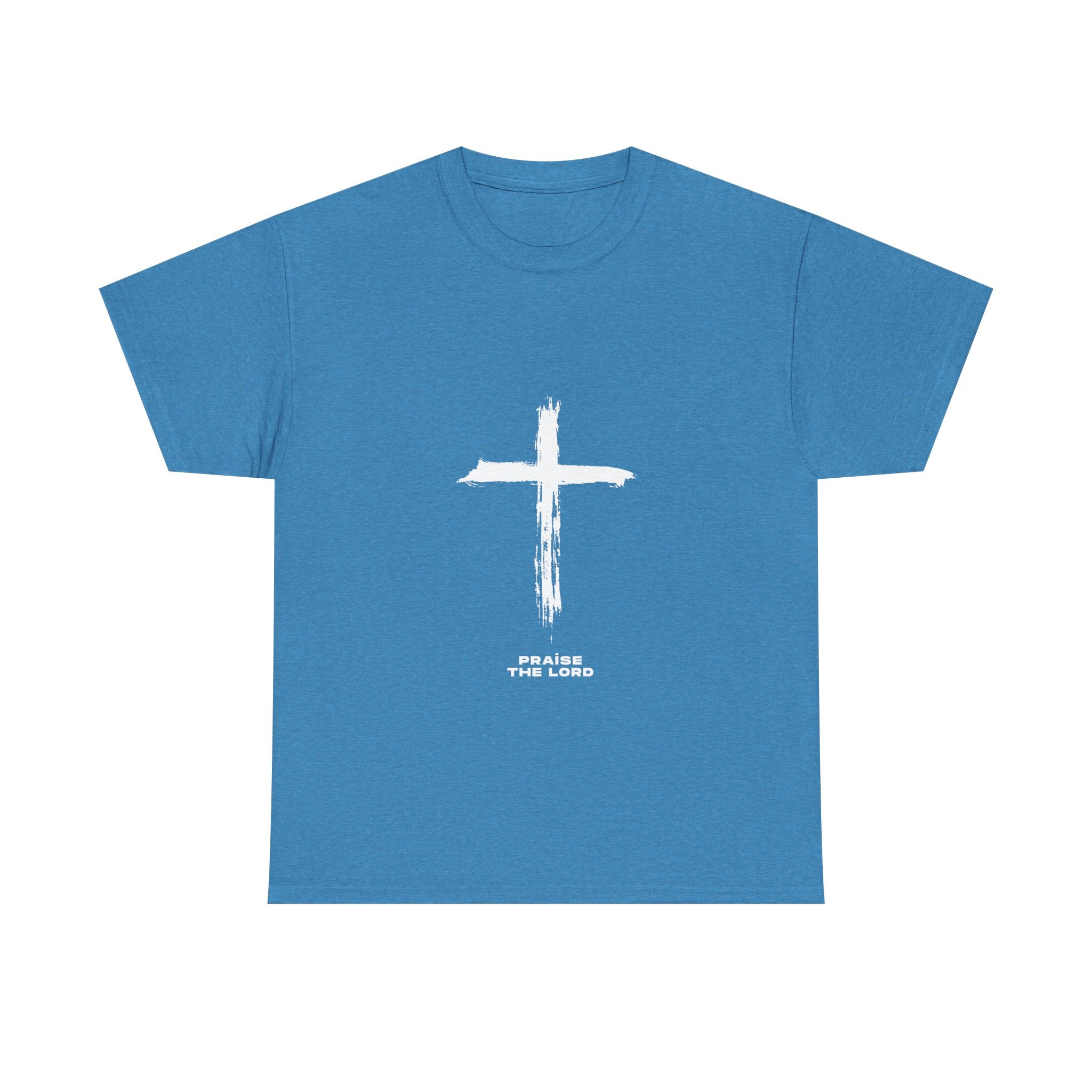 Faith-Inspired Unisex Heavy Cotton Tee, Christian T-Shirt, Gospel Apparel, Praise the Lord Shirt, Religious Gift, Inspirational Outfit