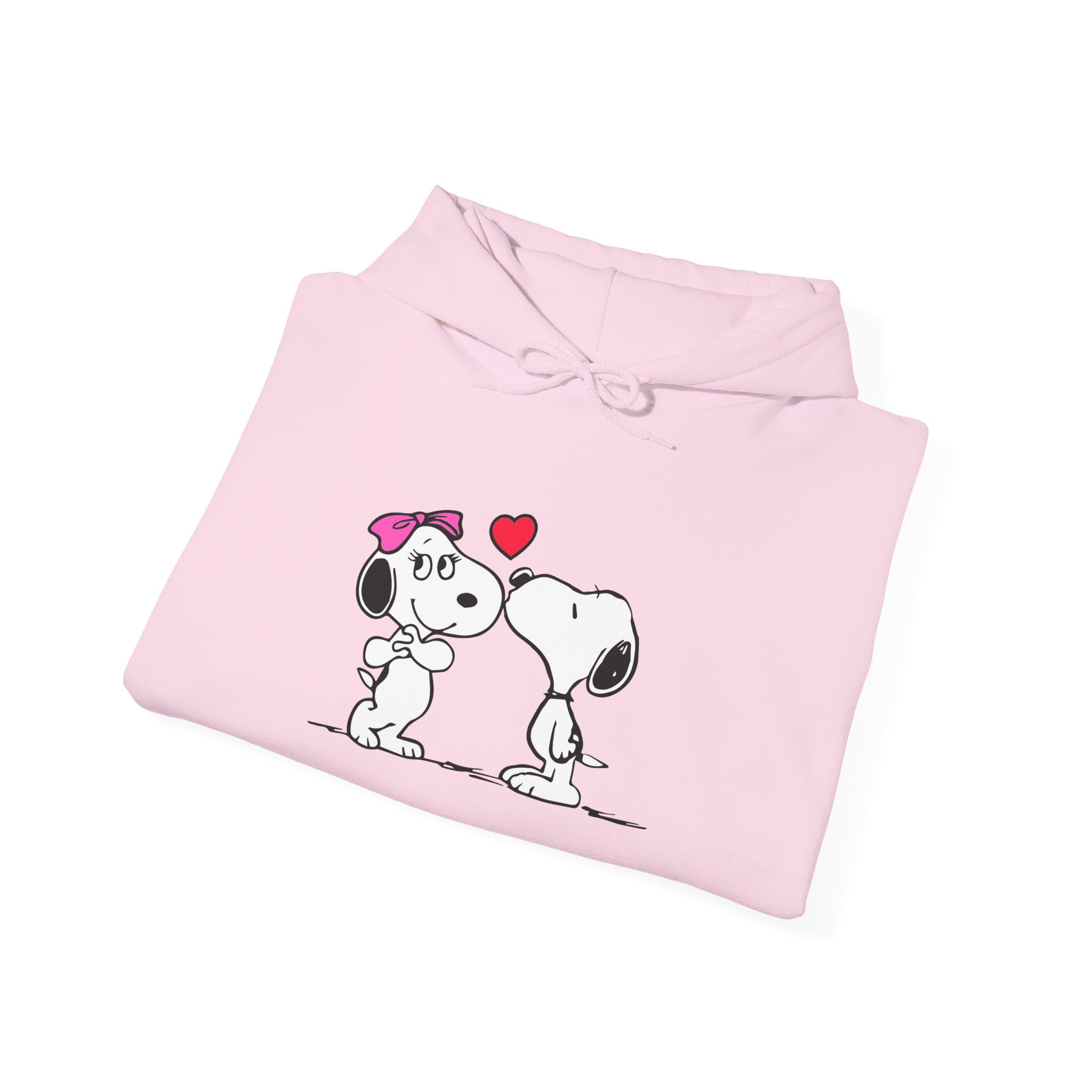 Cute Snoopy Love Sweatshirt, Valentine's Day Gift, Cozy Hoodie, Unisex Sweatshirt, Cartoon Apparel, Couple's Outfit