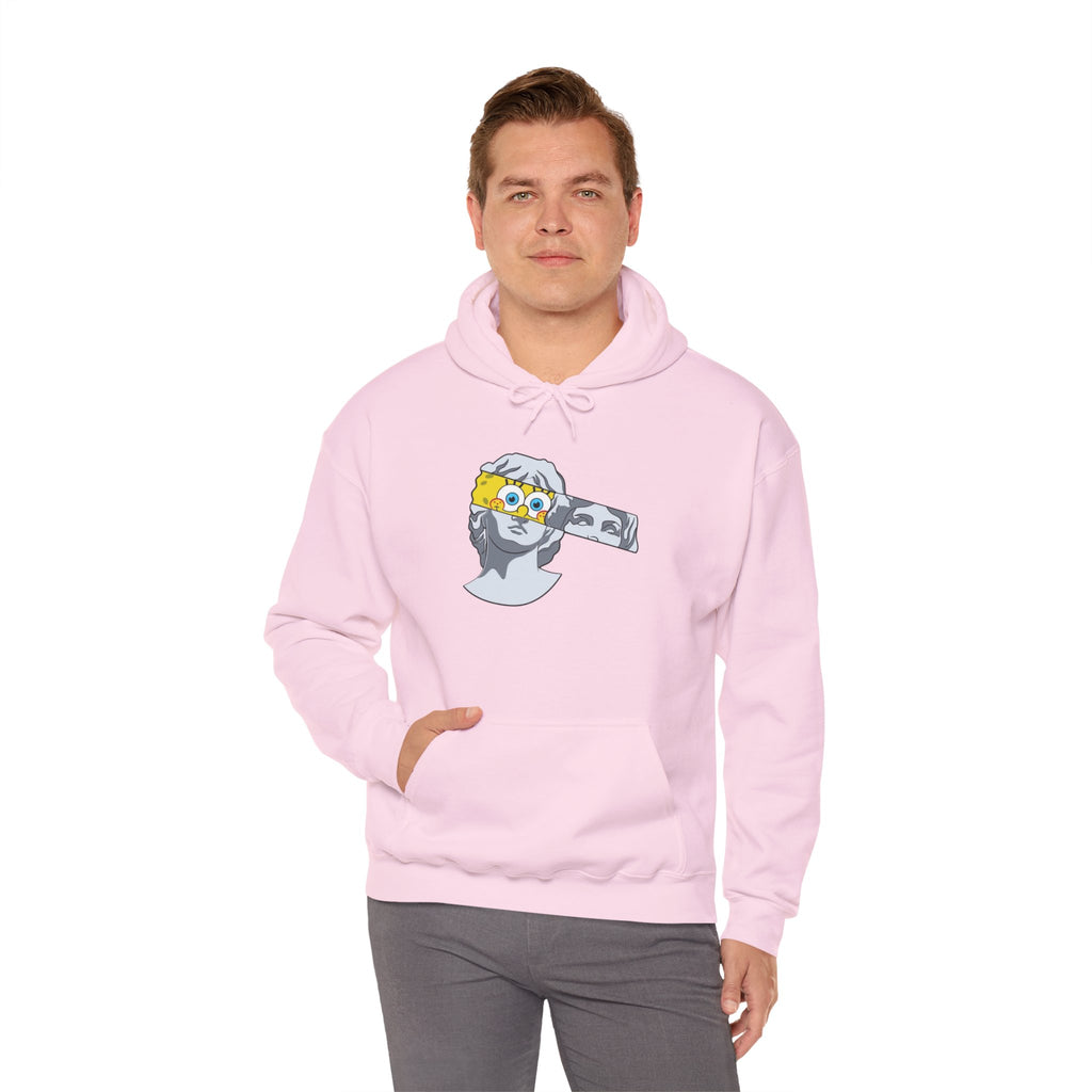Dancing Minions Graphic Hoodie | Animated Cartoon Characters, Red Pop Art Background