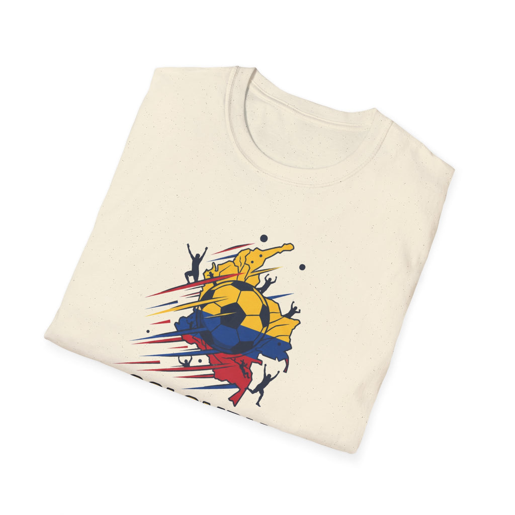 Colombia World Cup 2026 Soccer T-Shirt — Colombian Flag Football Fan Tee