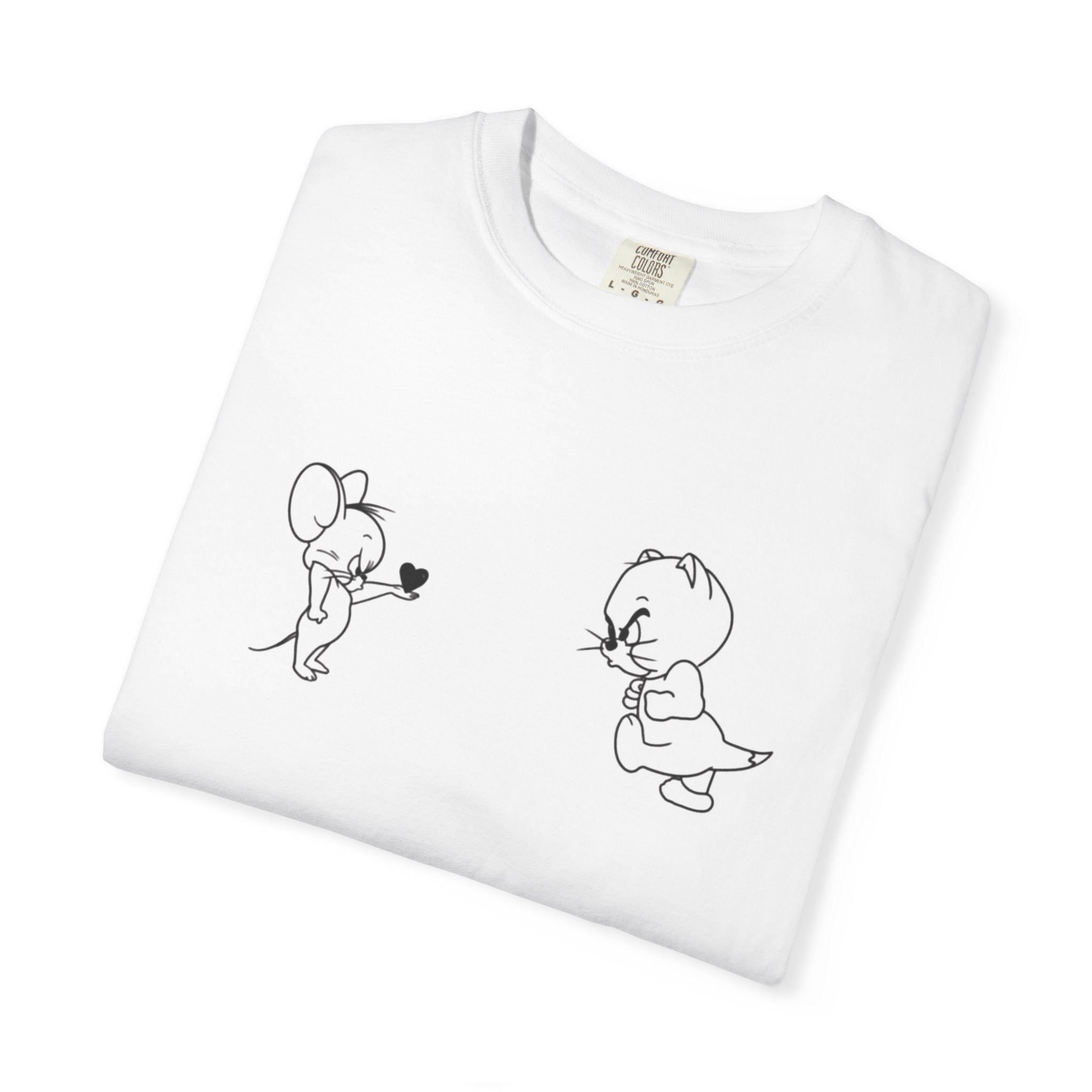 Cute Cartoon Friends T-shirt, Unisex Graphic Tee, Gift for Animal Lovers, Casual Wear, Summer Style, Playful Design