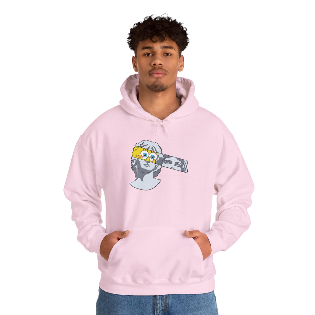 Dancing Minions Graphic Hoodie | Animated Cartoon Characters, Red Pop Art Background