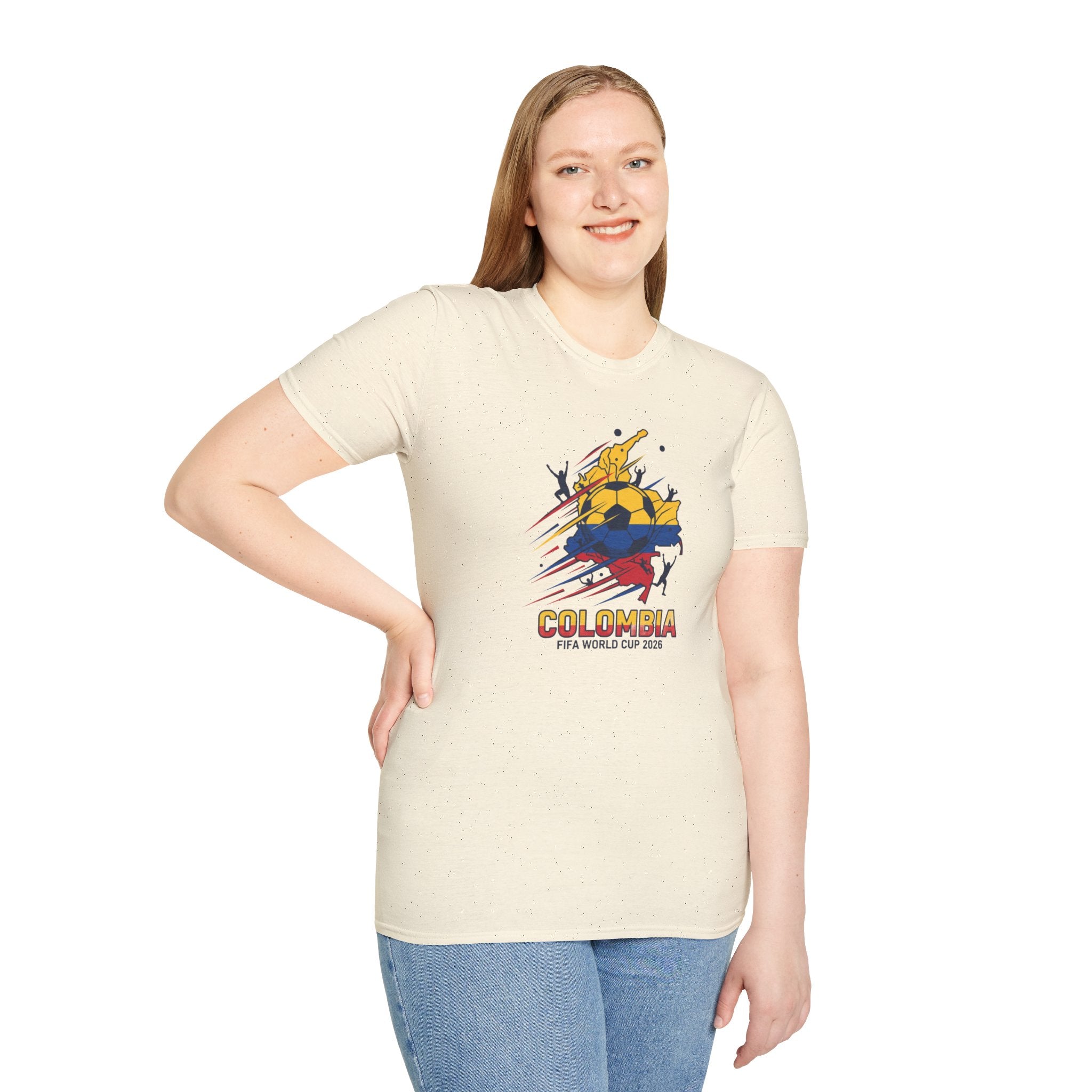 Colombia World Cup 2026 Soccer T-Shirt — Colombian Flag Football Fan Tee