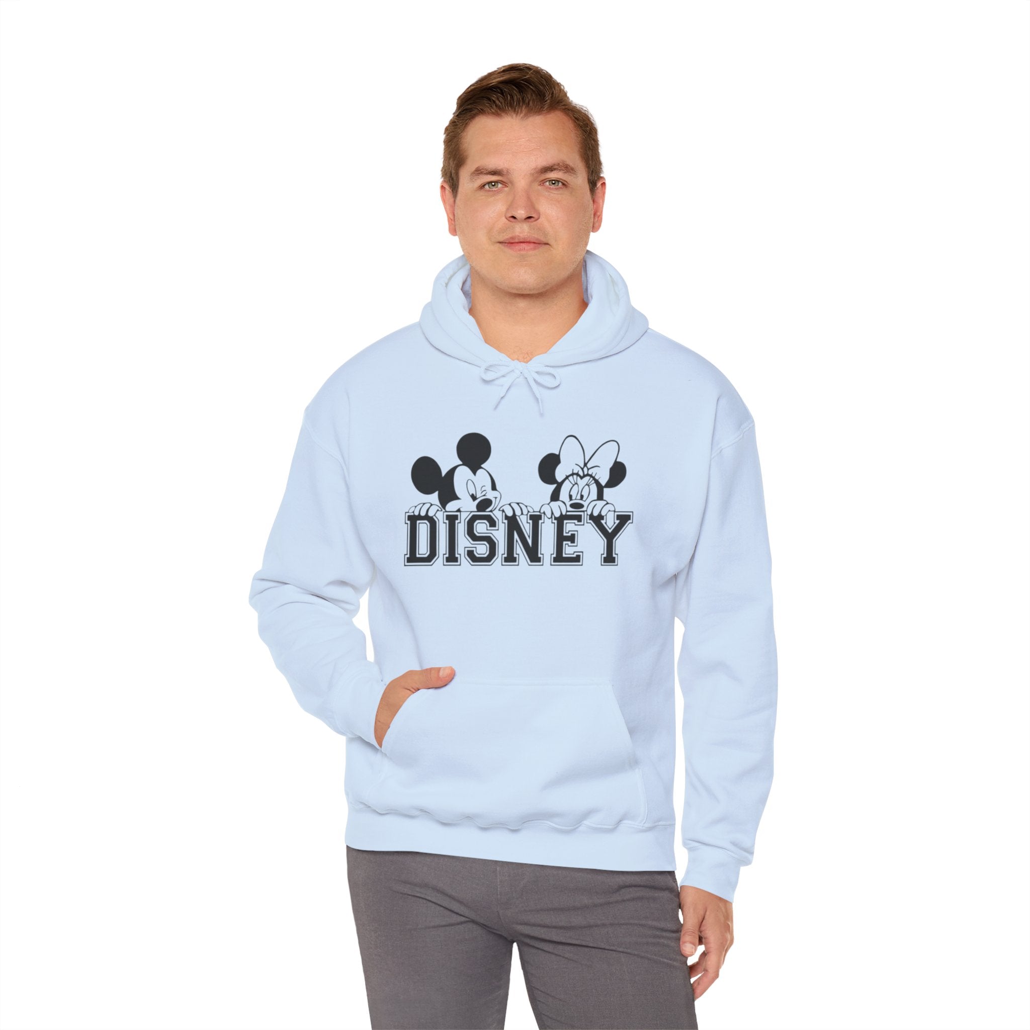 Disney Mickey & Minnie Hooded Sweatshirt, Unisex Pullover, Gift for Disney Fans, Cozy Hoodie for All Seasons, Perfect Disney Vacation [...]