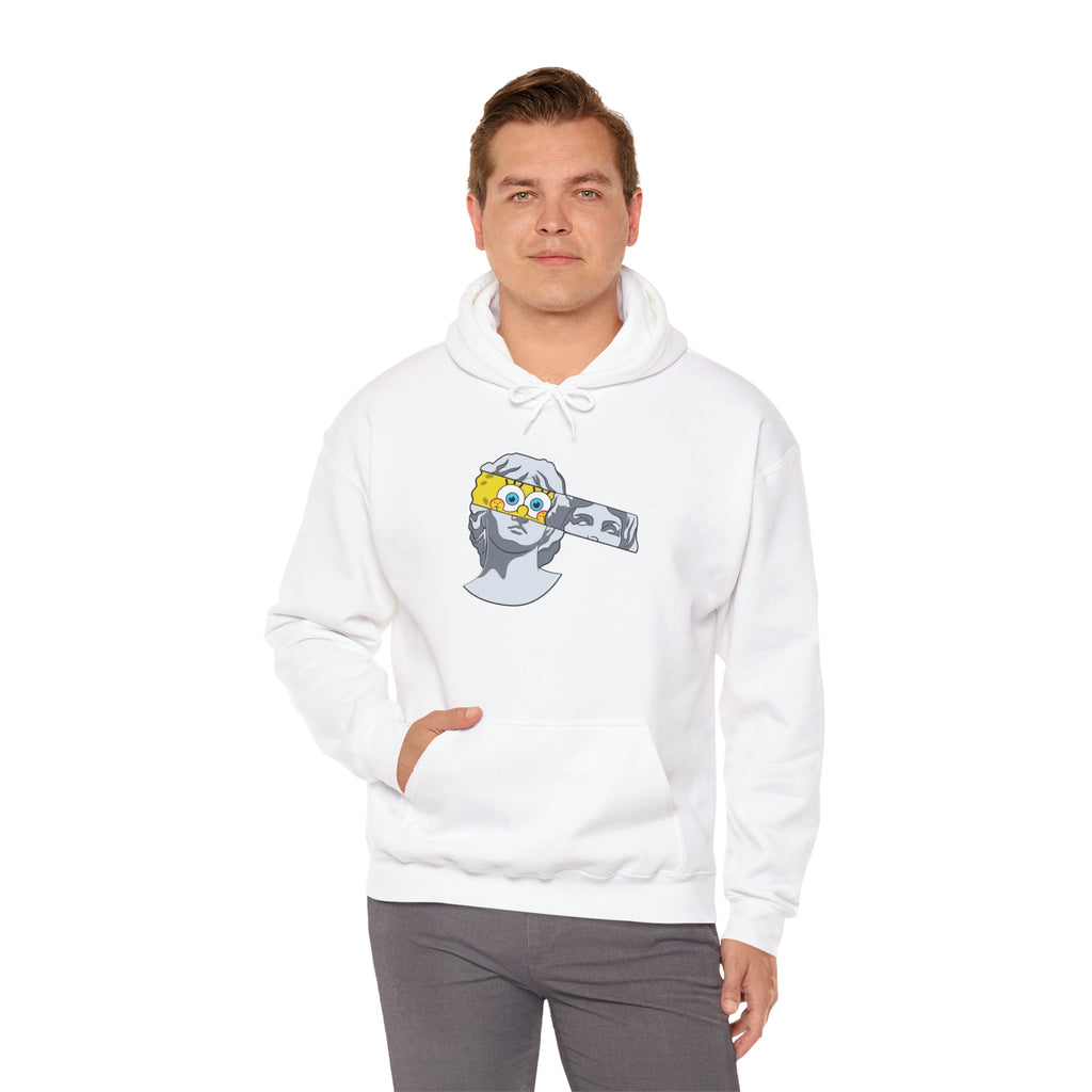 Dancing Minions Graphic Hoodie | Animated Cartoon Characters, Red Pop Art Background