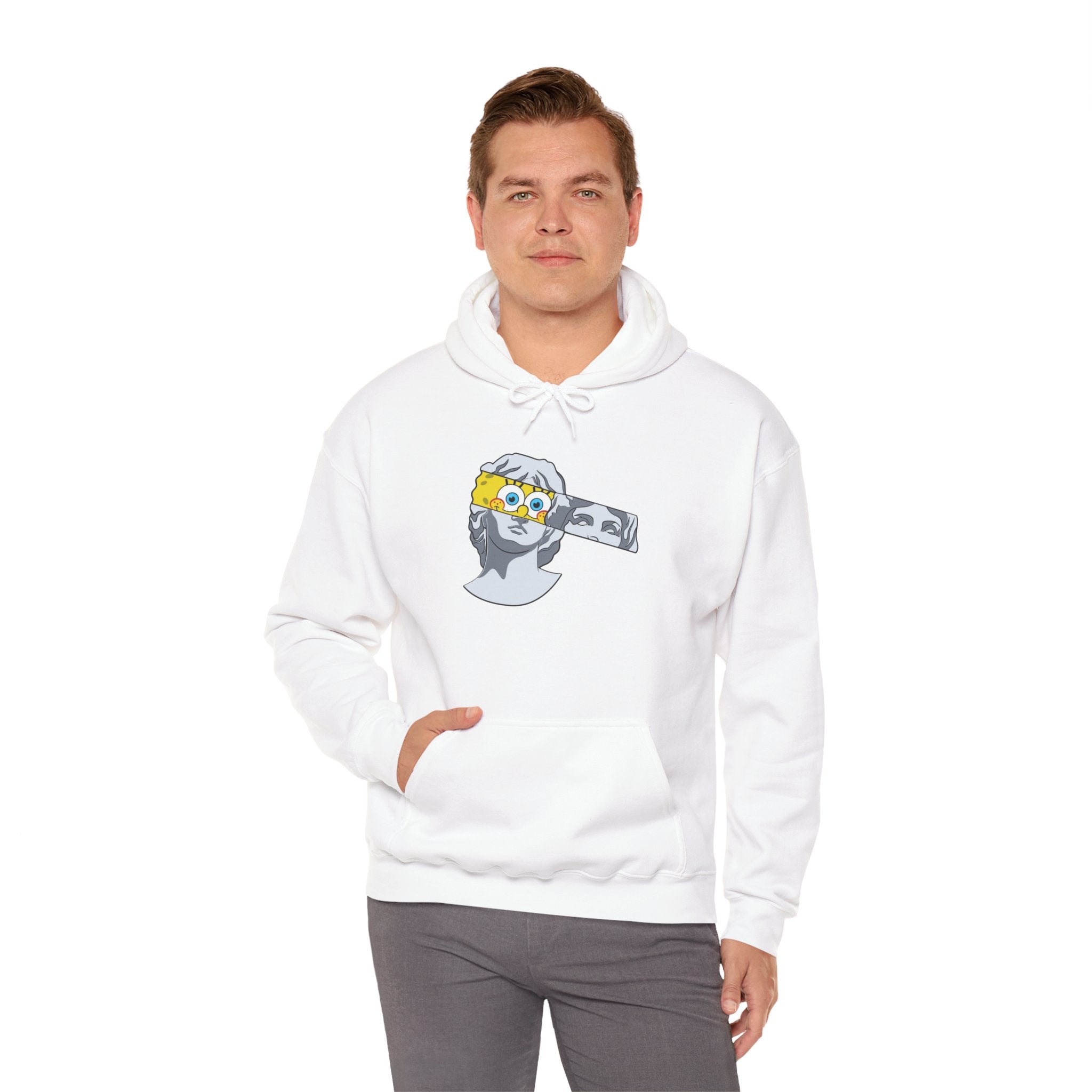 Dancing Minions Graphic Hoodie | Animated Cartoon Characters, Red Pop Art Background