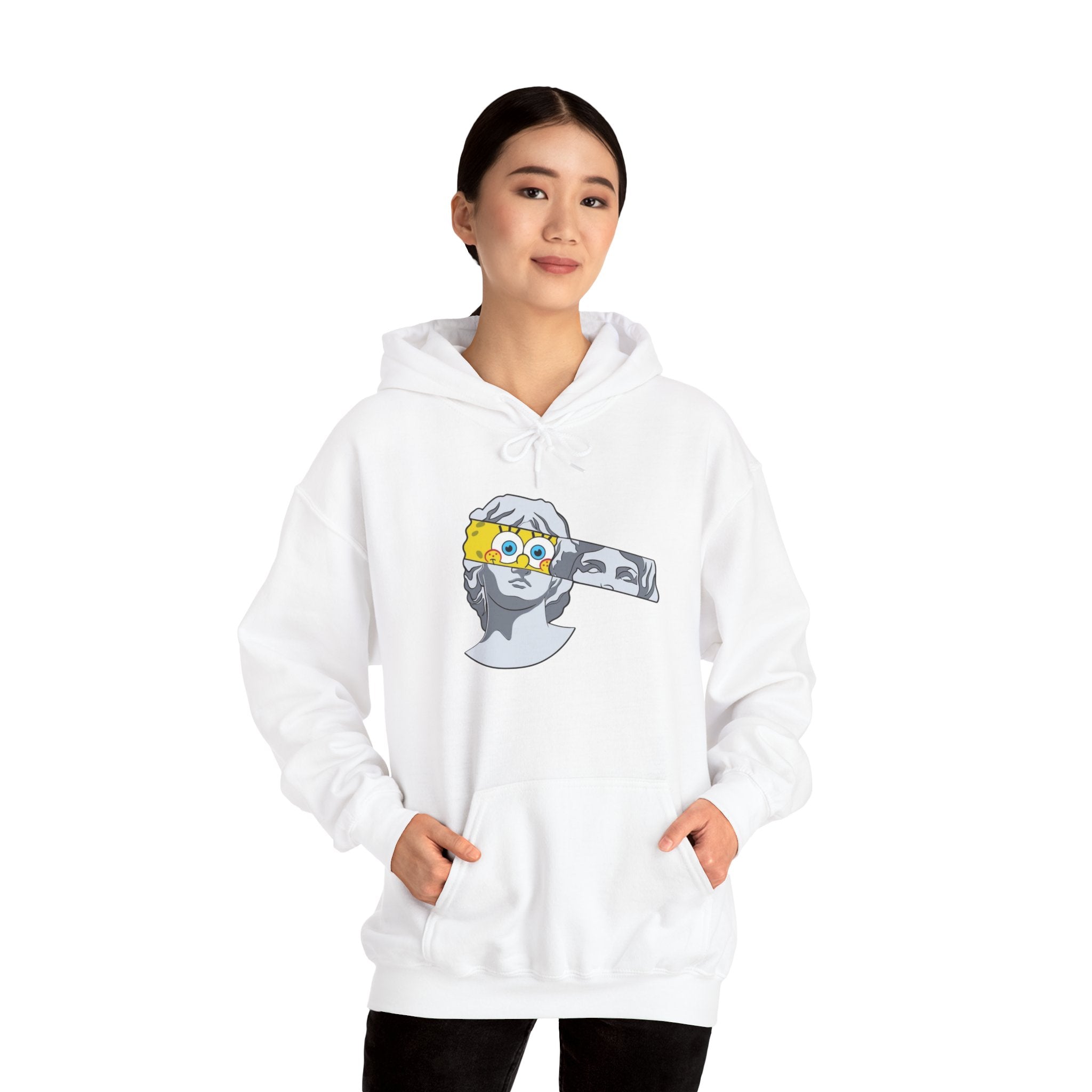 Dancing Minions Graphic Hoodie | Animated Cartoon Characters, Red Pop Art Background