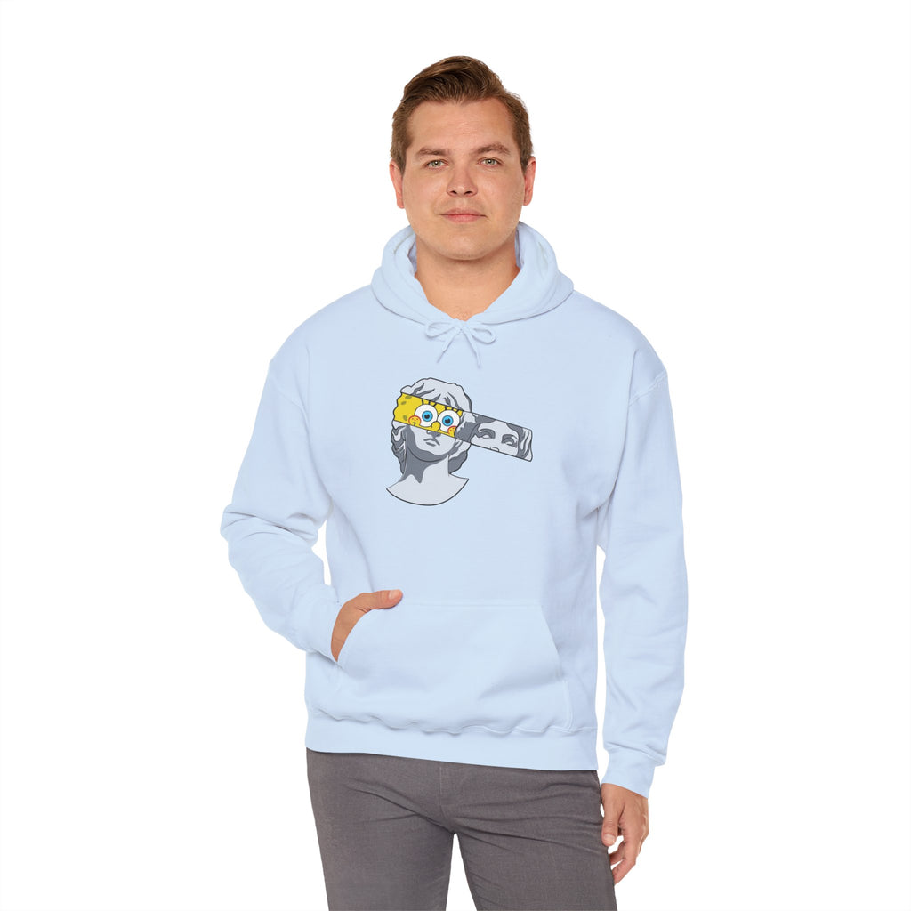 Dancing Minions Graphic Hoodie | Animated Cartoon Characters, Red Pop Art Background