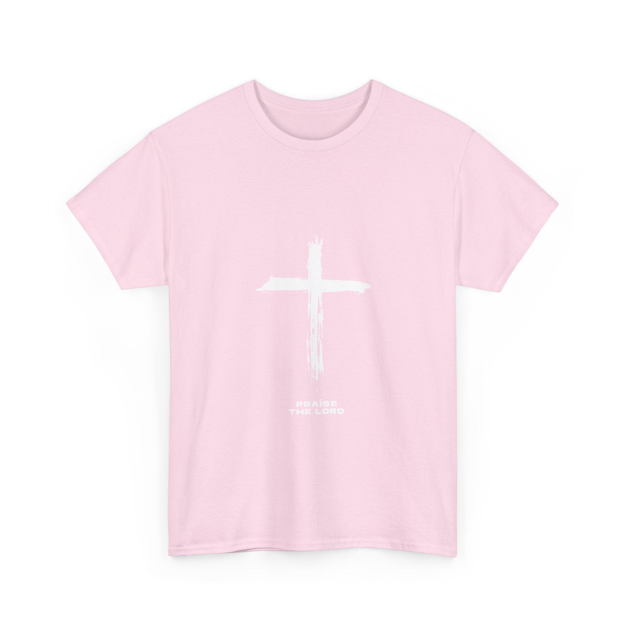 Faith-Inspired Unisex Heavy Cotton Tee, Christian T-Shirt, Gospel Apparel, Praise the Lord Shirt, Religious Gift, Inspirational Outfit