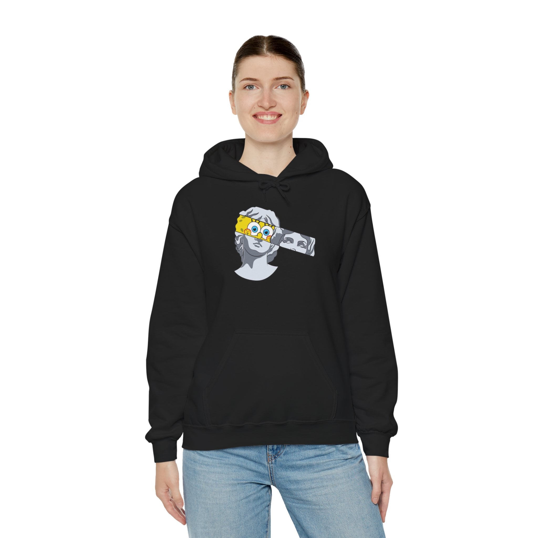 Dancing Minions Graphic Hoodie | Animated Cartoon Characters, Red Pop Art Background